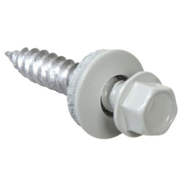 Hex Head Cap Screw, 1 in, Zinc Plated Steel, External Hex Drive, 115 PK